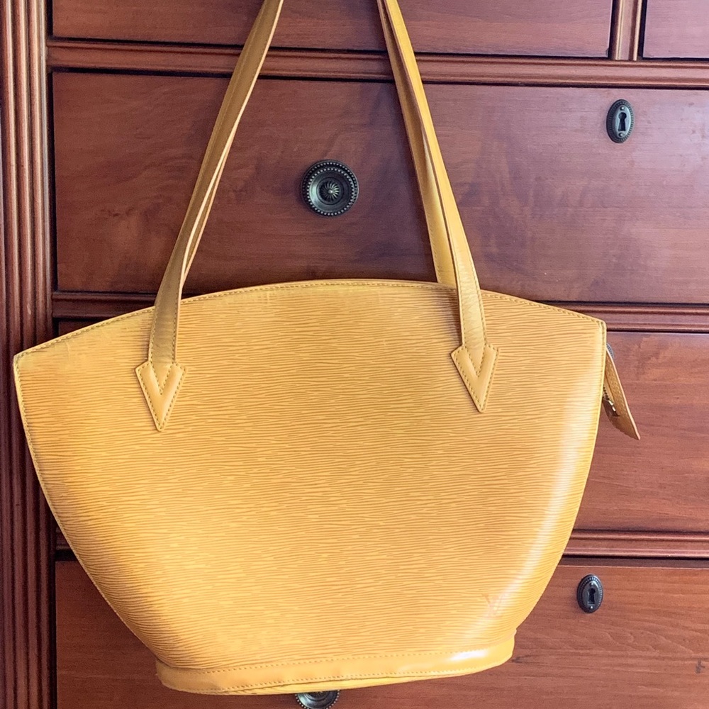 Yellow Louis Vuitton shoulder bag